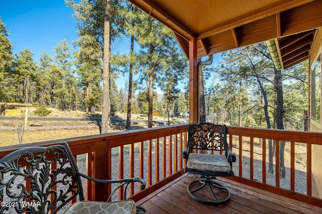 view of deck