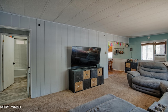 720 S 26th Ave, Show Low, AZ 85901 - carpeted living area featuring wood walls