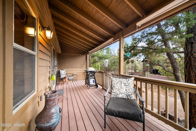 7011 Mercury Dr, Lakeside, AZ 85929 - deck featuring area for grilling