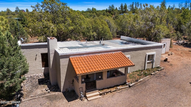 1051 Dusty Ln, Show Low, AZ 85901 - view of subject property with a heavily wooded area