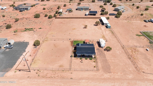 3036 W Plum Blossom Ln, Snowflake, AZ 85937 - aerial view of property and surrounding area featuring a desert landscape and rural landscape