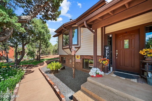 6711 Bandido Way, Show Low, AZ 85901 - entrance to property featuring brick siding