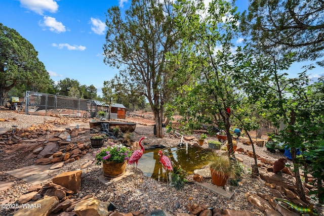 6711 Bandido Way, Show Low, AZ 85901 - view of yard featuring a small pond
