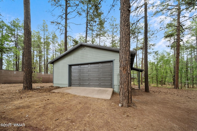1259 S Penrod Dr, Pinetop, AZ 85935 - view of detached garage