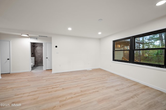 1259 S Penrod Dr, Pinetop, AZ 85935 - spare room featuring light wood-type flooring and recessed lighting