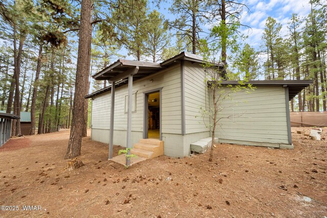 1259 S Penrod Dr, Pinetop, AZ 85935 - view of outdoor structure with entry steps