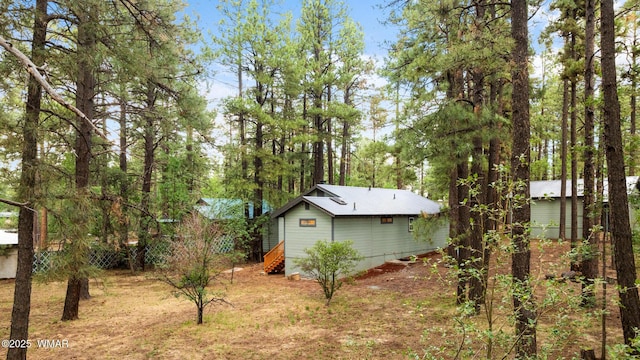 1259 S Penrod Dr, Pinetop, AZ 85935 - view of yard with an outdoor structure