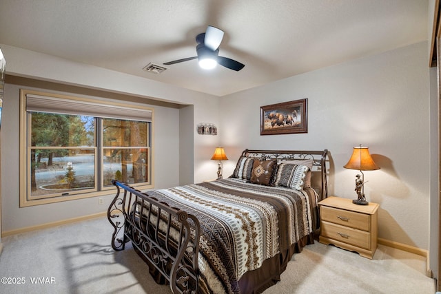 3530 Soaring Eagle Way, Pinetop, AZ 85935 - carpeted bedroom with baseboards and a ceiling fan
