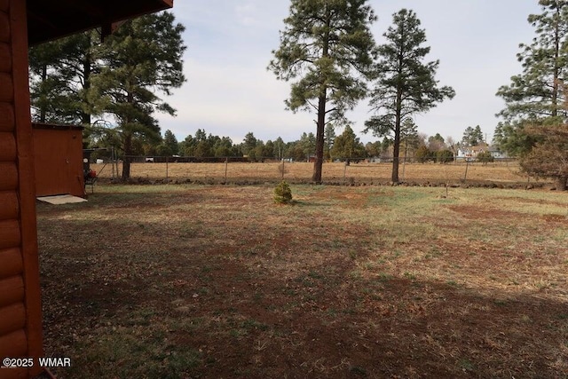 1888 Meadow St, Lakeside, AZ 85929 - view of yard with fence and a rural view