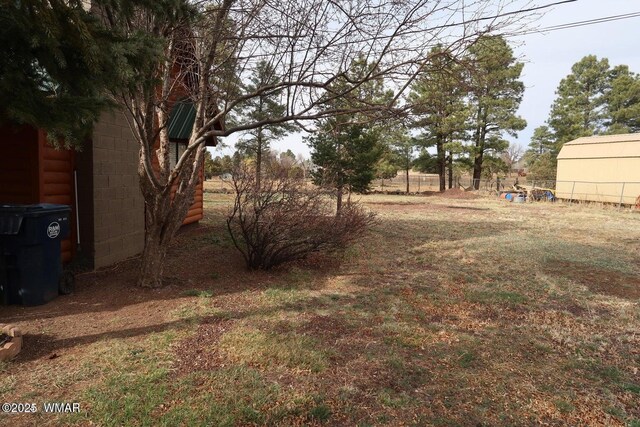 1888 Meadow St, Lakeside, AZ 85929 - view of yard featuring fence