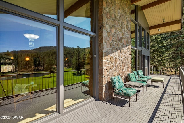 38684 State Route 373, Greer, AZ 85927 - view of wooden deck