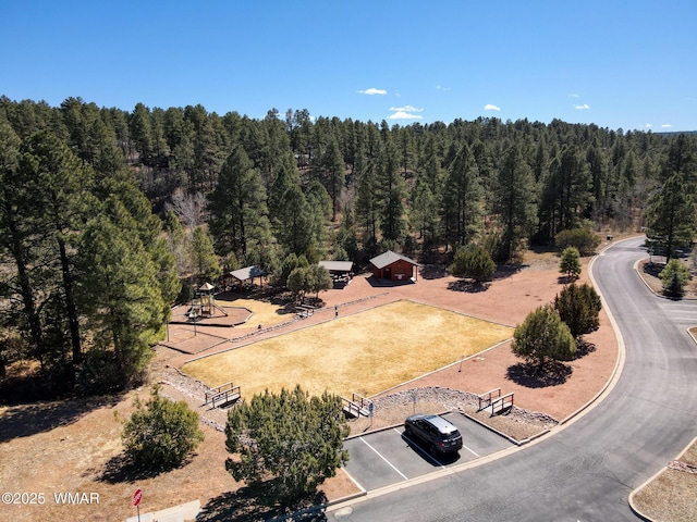 4696 W Tatanka Loop, Show Low, AZ 85901 - bird's eye view of a heavily wooded area