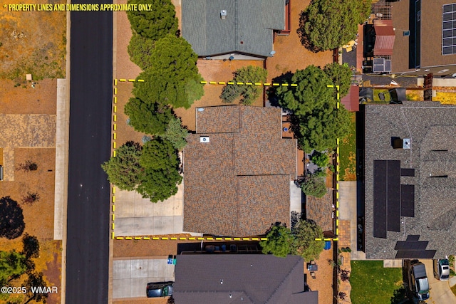 721 S Reynolds Ln, Show Low, AZ 85901 - aerial view of property's location featuring property parcel outlined