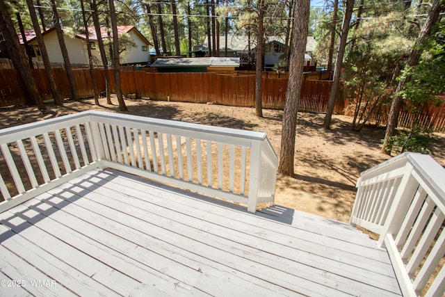 880 N 46th Dr, Show Low, AZ 85901 - deck featuring a fenced backyard