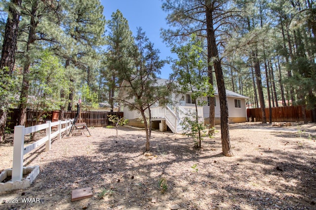 880 N 46th Dr, Show Low, AZ 85901 - view of fenced backyard