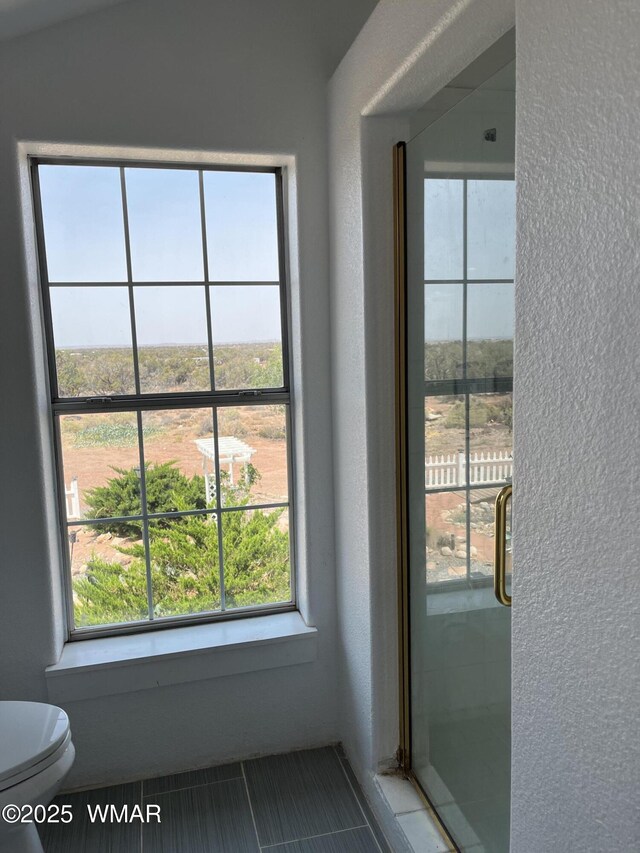 8515 Pueblo Ln, Snowflake, AZ 85937 - full bathroom featuring a stall shower and tile patterned flooring