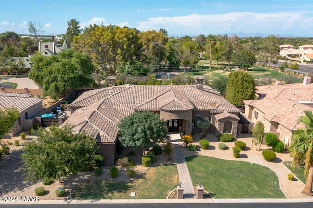 drone / aerial view featuring a residential view