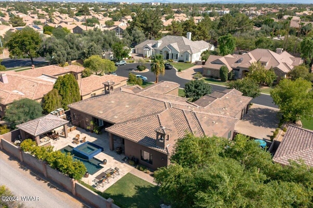 birds eye view of property featuring a residential view