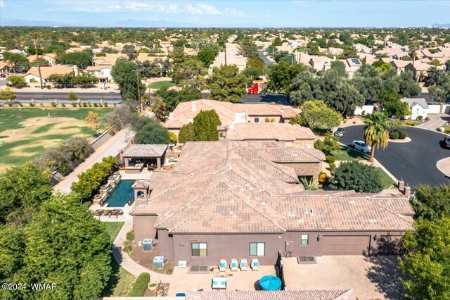 bird's eye view featuring a residential view