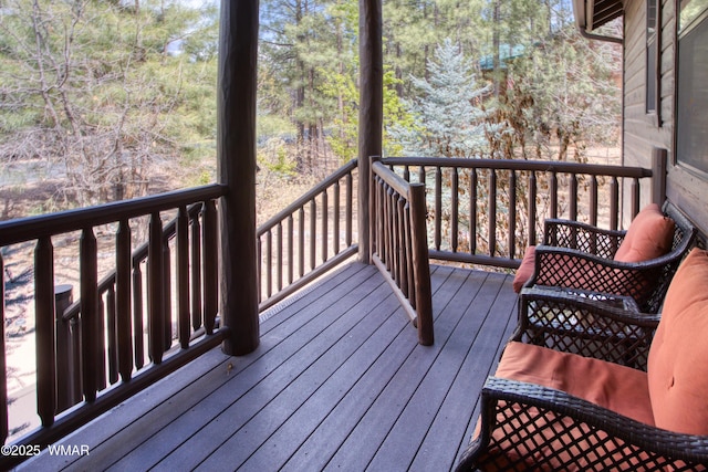 view of deck