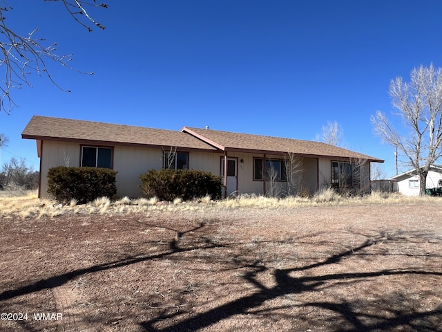 view of ranch-style house