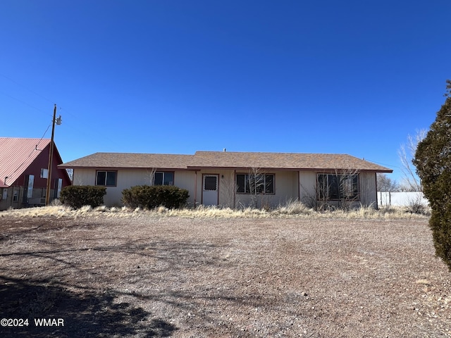 view of ranch-style home