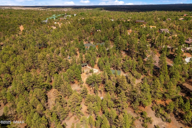 2320 Chandelle Ln, Overgaard, AZ 85933 - aerial view of a heavily wooded area