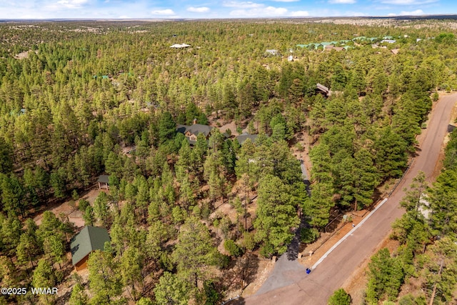 2320 Chandelle Ln, Overgaard, AZ 85933 - bird's eye view of a heavily wooded area