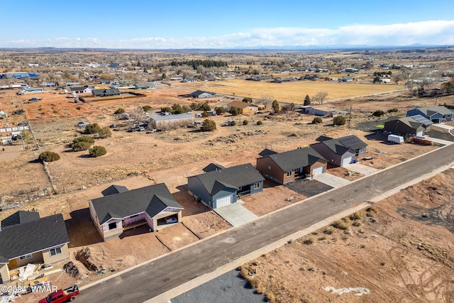 bird's eye view featuring a residential view