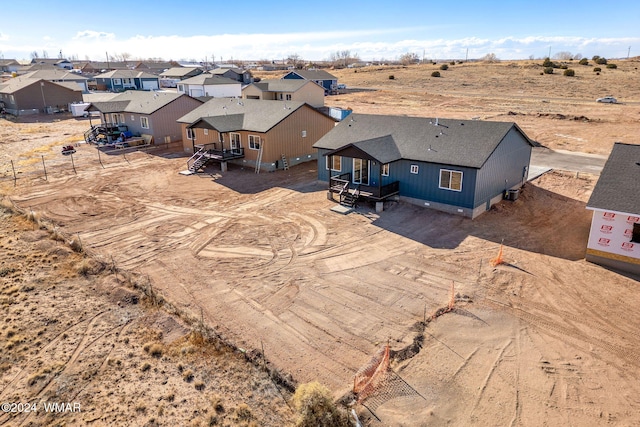 bird's eye view featuring a residential view