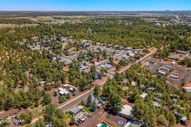 20 N Fox, Show Low, AZ 85901 - aerial view of property's location featuring a heavily wooded area