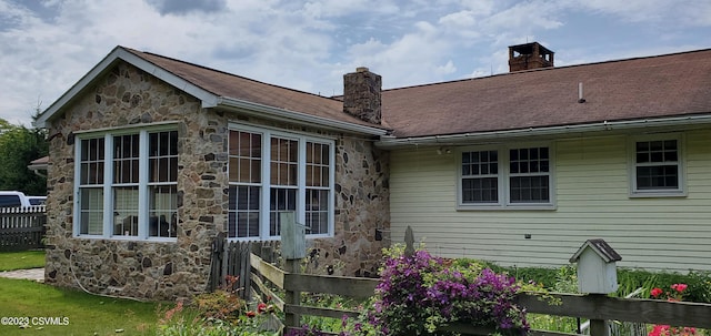 view of rear view of house