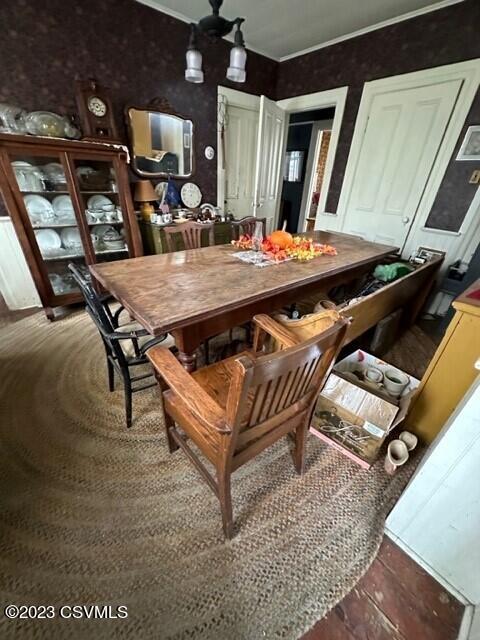 view of dining room