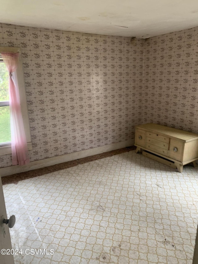 view of tiled empty room