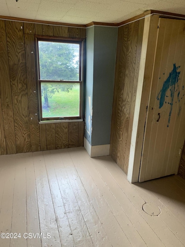 interior space with light hardwood / wood-style flooring