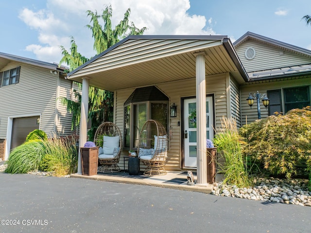 view of front of home