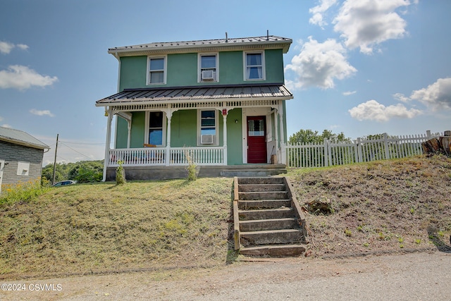 view of front facade with a porch