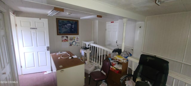 interior space featuring ornate columns