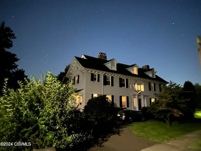 view of colonial house