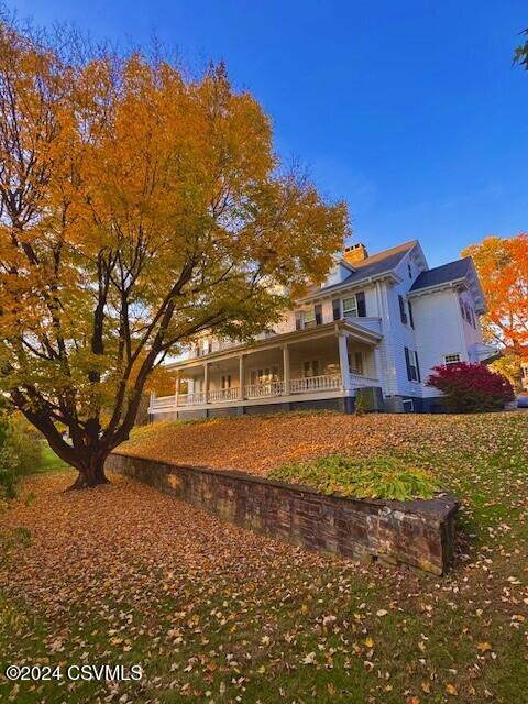 view of rear view of property