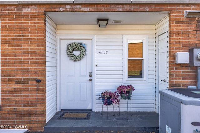 view of entrance to property