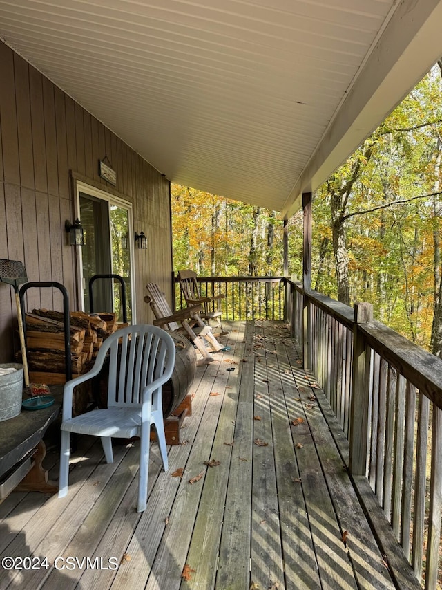 Simonds Hill Ln, Tioga, PA 16946 - view of wooden deck