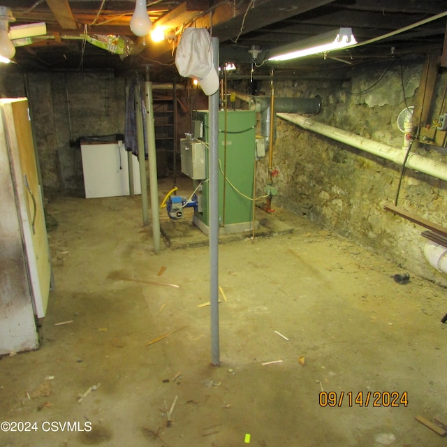 view of basement