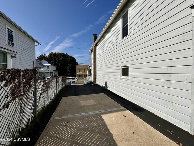112 Green St, Edwardsville, PA 18704 - view of home's exterior featuring fence