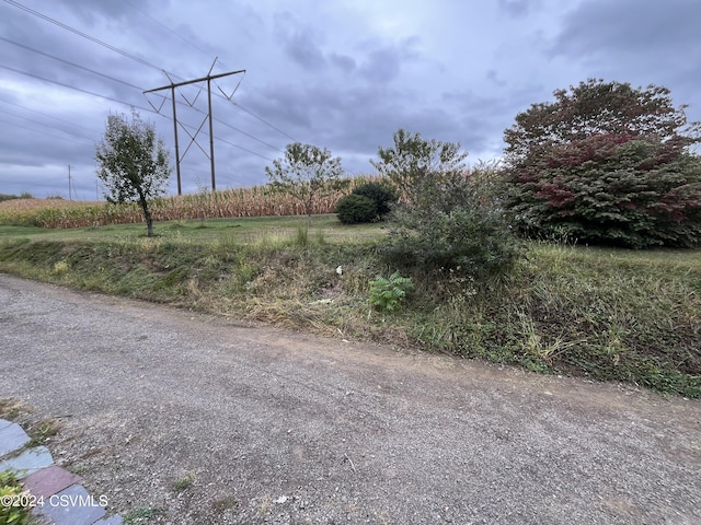 view of road