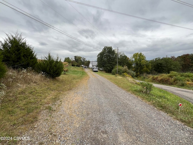 view of road featuring driveway