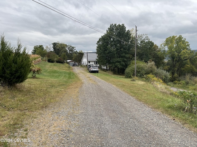 view of street featuring driveway