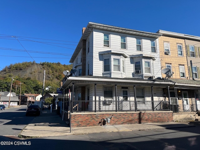 multi unit property with covered porch