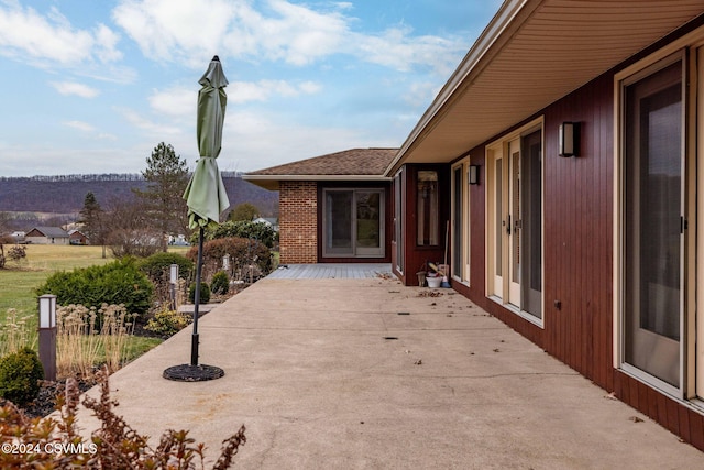 view of patio