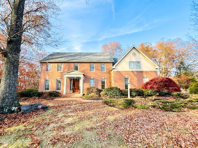 view of colonial house